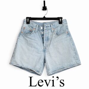 Levi's Light Blue Jean Shorts